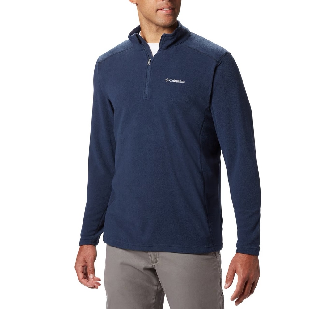 Columbia Navy Fleece Quarter Zip